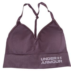 Under Armour Purple Sports Bra - Size Medium